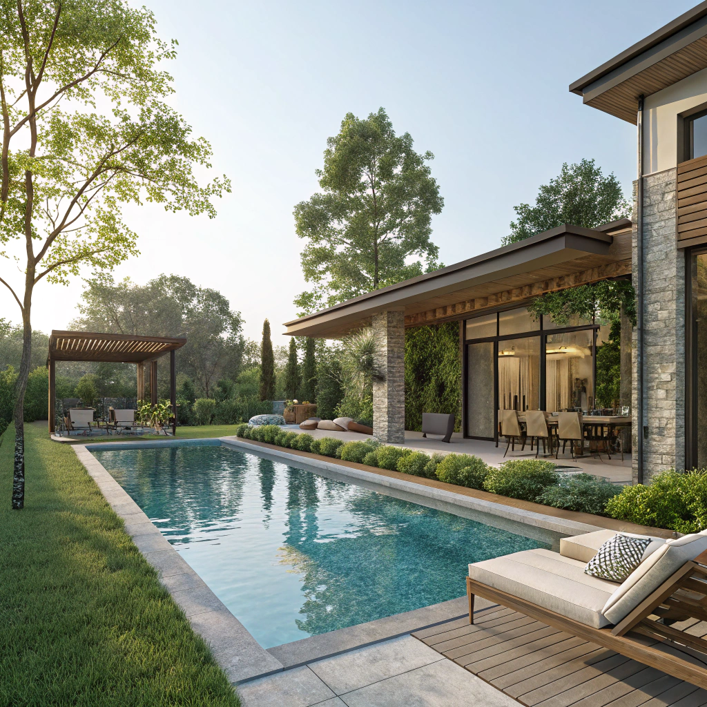 Piscine moderne